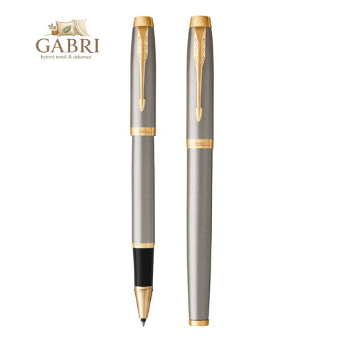 Roller PARKER IM Brushed Metal GT - černá náplň