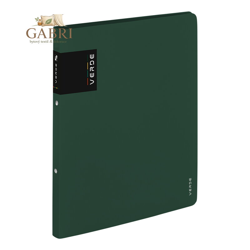Pořadač PP A4 2kr. VERDE zelená
