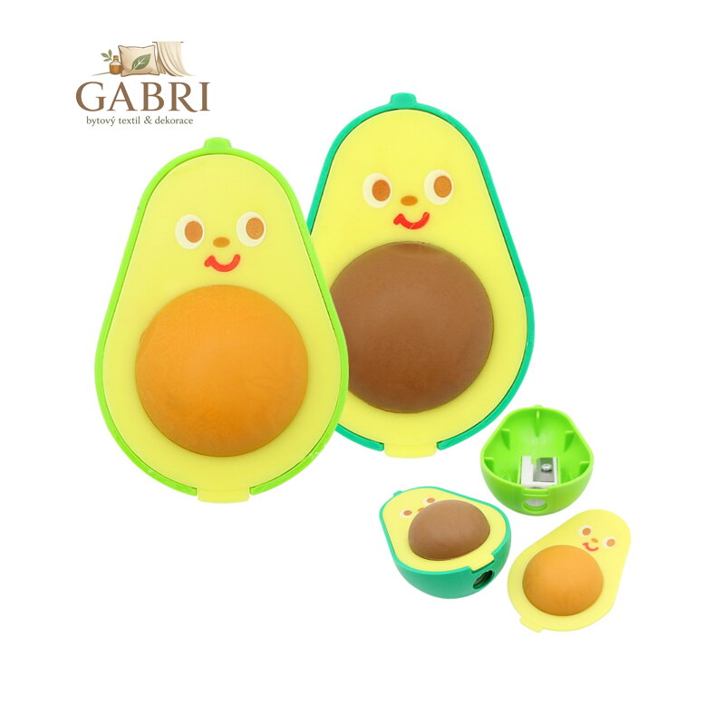 Guma s ořezávátkem - Avocado
