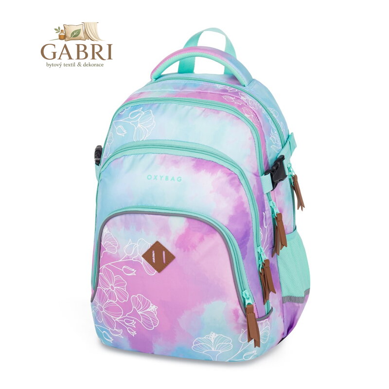 Studentský batoh OXY SCOOLER Flowers