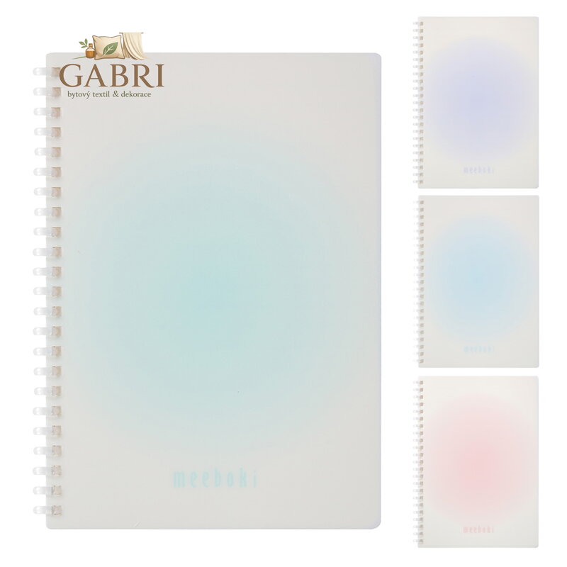 Spirálový zápisník A5 meeboki (mix /cena 1ks)