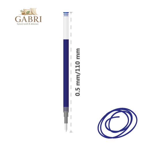 Náplň gelová PILOT B2P / G-2 0,5 mm modrá