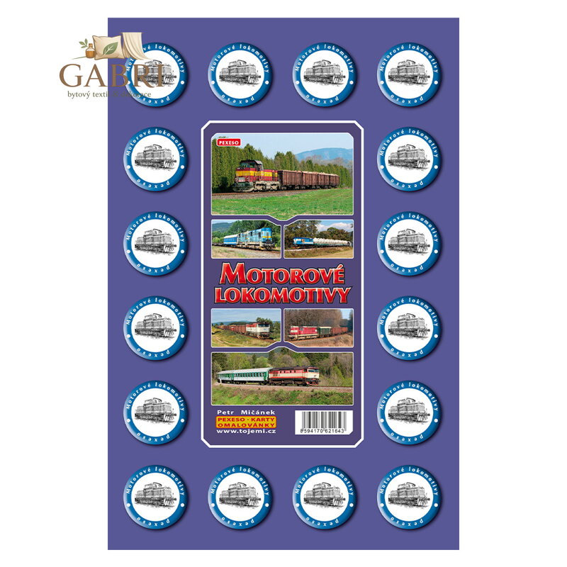 Pexeso A4 El. lokomotivy