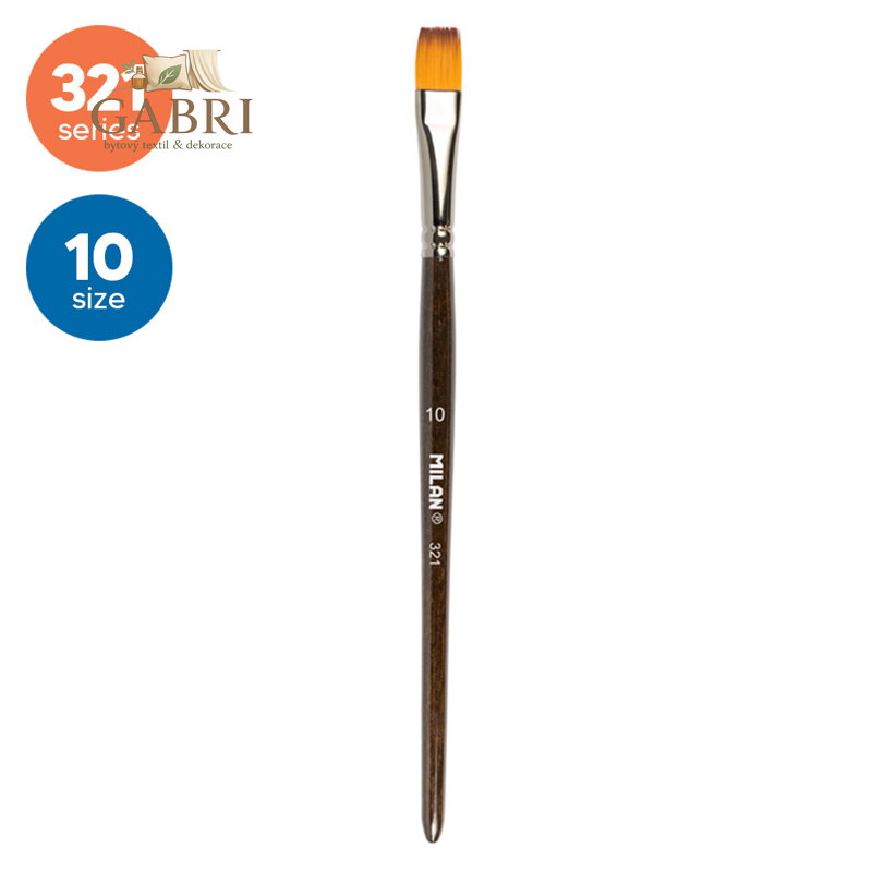 Štětec plochý MILAN č. 10 - 321