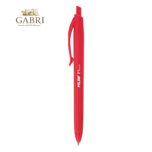 Pero kuličkové MILAN P1 Touch 1,0mm - červené