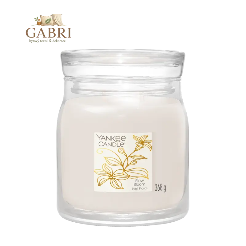 Svíčka Yankee Candle - SLOW BLOOM, střední