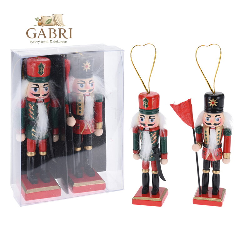 Figurka -Louskáček 12 cm, sada 2 ks