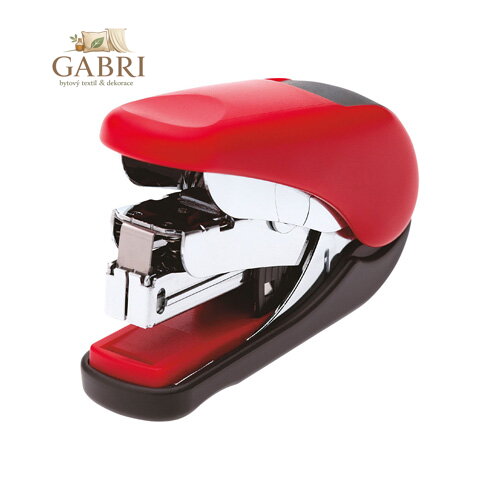 Sešívačka PLUS ST-010 VH (do 25 listů) + náboje -  červeno-černá