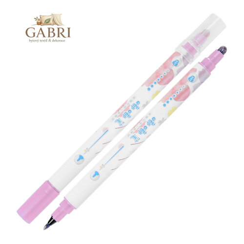 Oboustranný popisovač M&G v peru Sakura, světlo-fialový