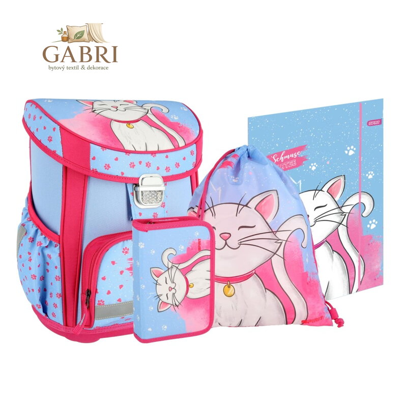 Školní batoh - 4-dílný set VISION - White Cat