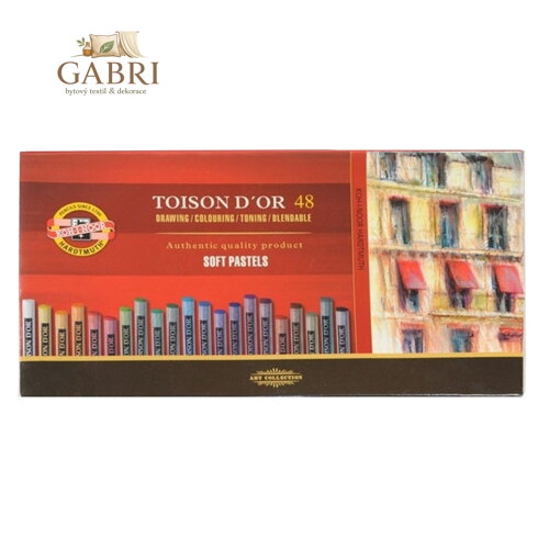 Křída prašná Toison 48 ks