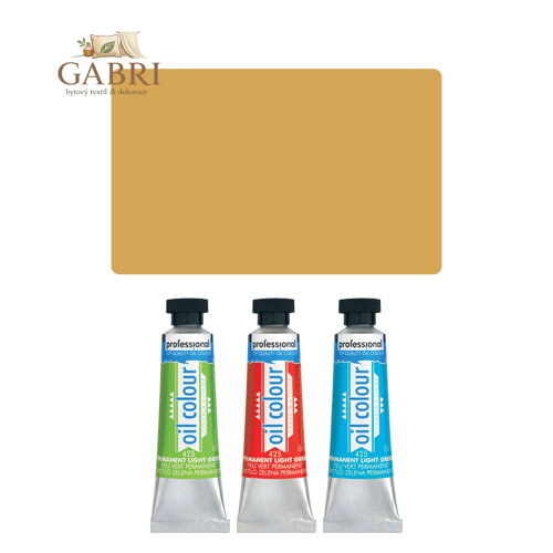 Barva olejová JUNIOR 45 ml zlatá 800