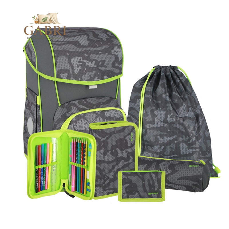 Školní brašna - 6dílná sada COSMO - T-Rex