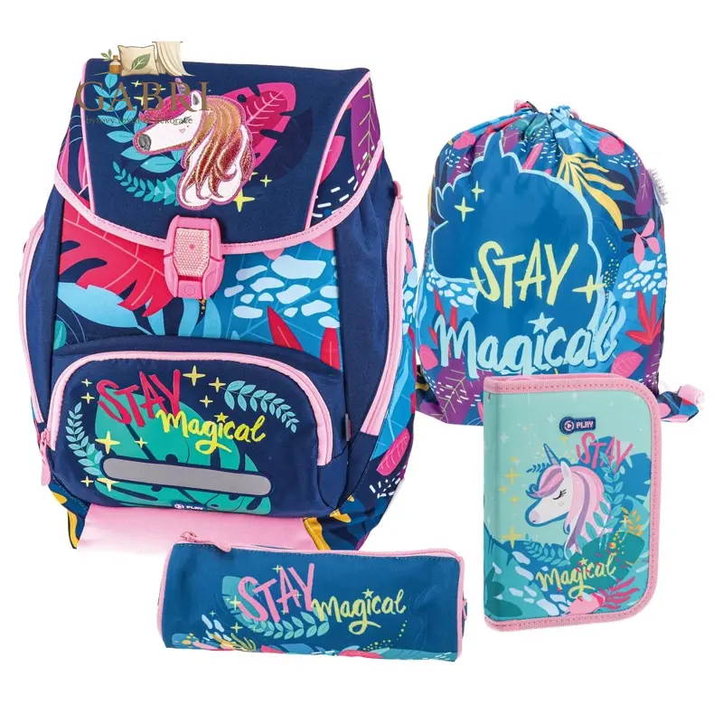 Školní batoh - 4-dílný LOGIC SET - Stay magical