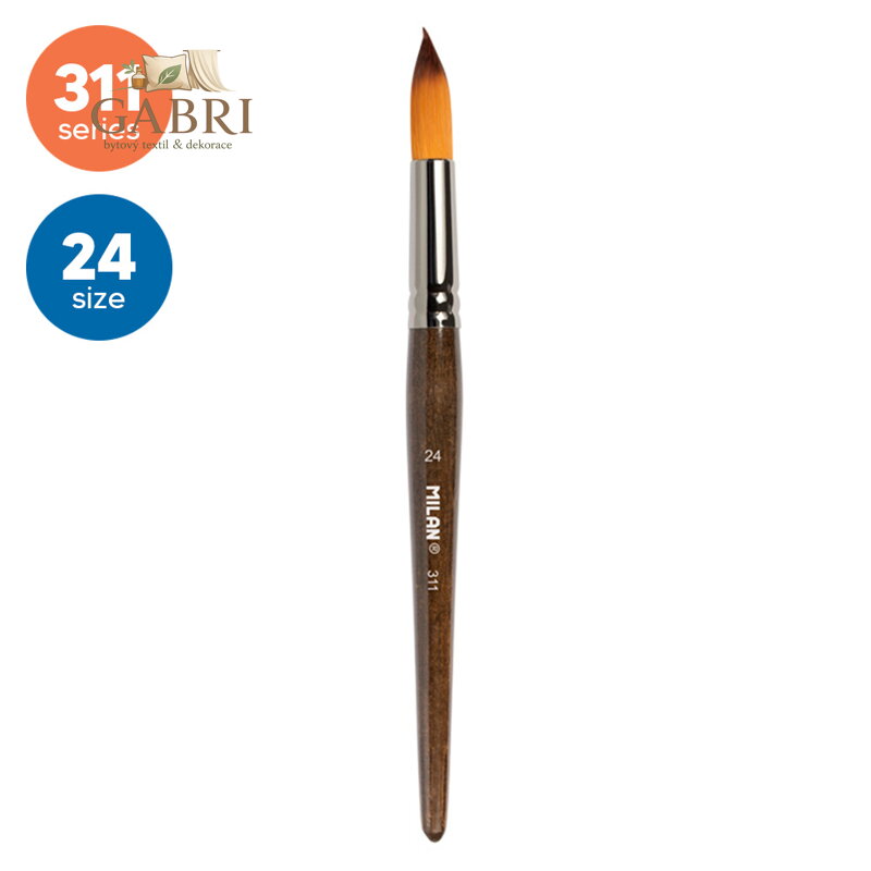 Štětec kulatý MILAN č. 24 - 311