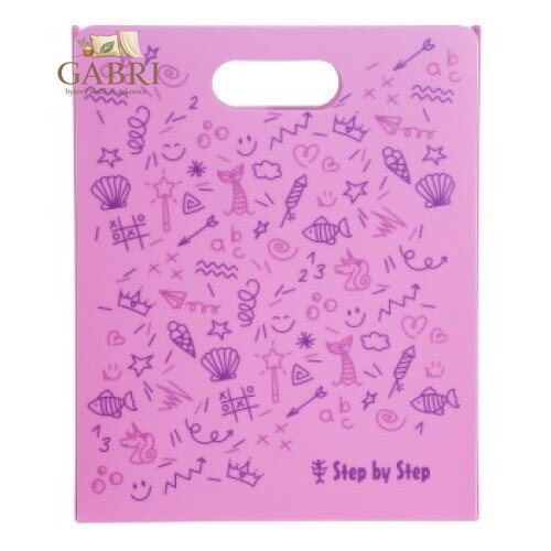 Desky na sešity Step by Step, růžové