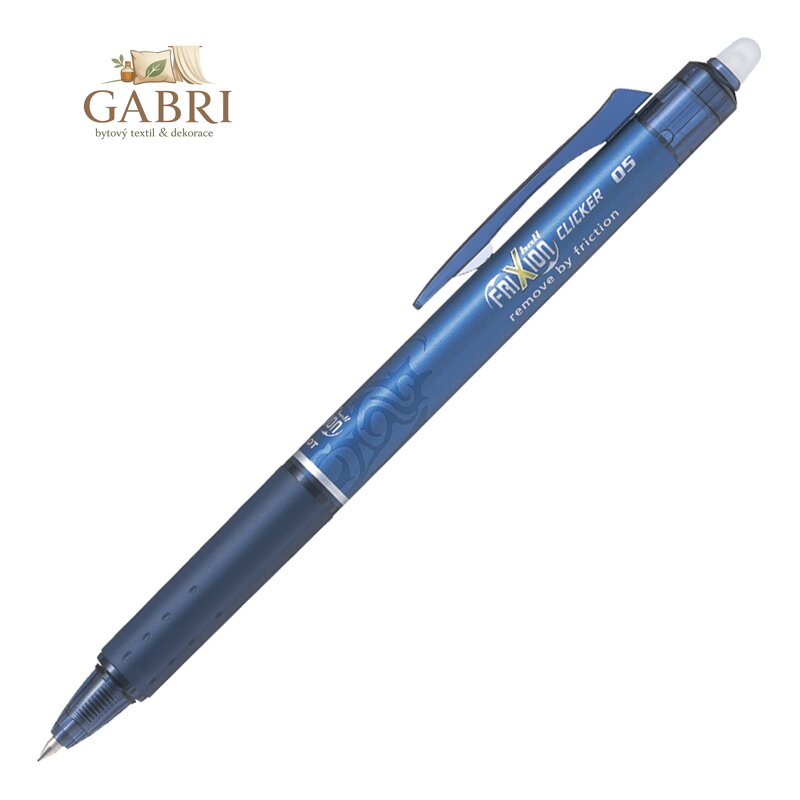 Roller gelový PILOT Frixion Clicker 0,5 modro-černý