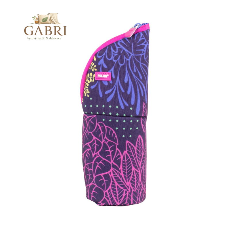 Penál MILAN stojící, série Fireflies - fialový