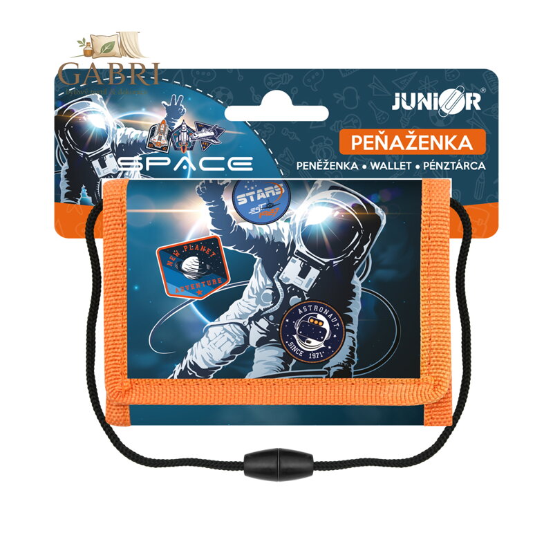 Dětská textilní peněženka - Seria 6 - Space