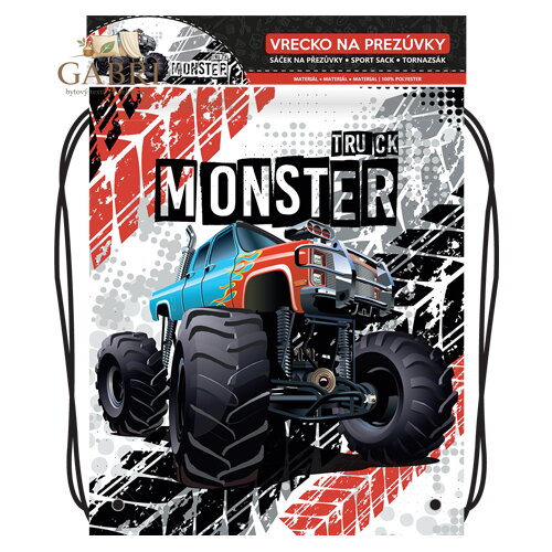Kapsa na přezůvky s potiskem - Seria 4 - Monster Truck