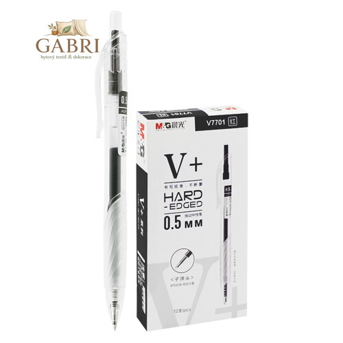 Pero gelové M&G V + 0,5 mm, černé