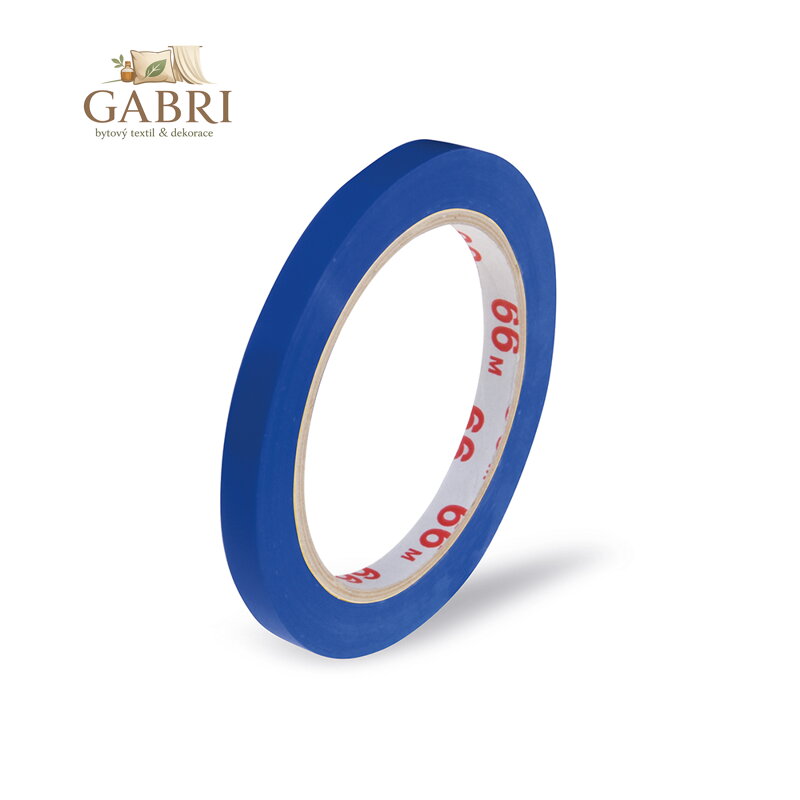 Lepící páska modrá 9 mm x 66 m