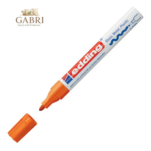 Lakový popisovač Edding 750 oranžový