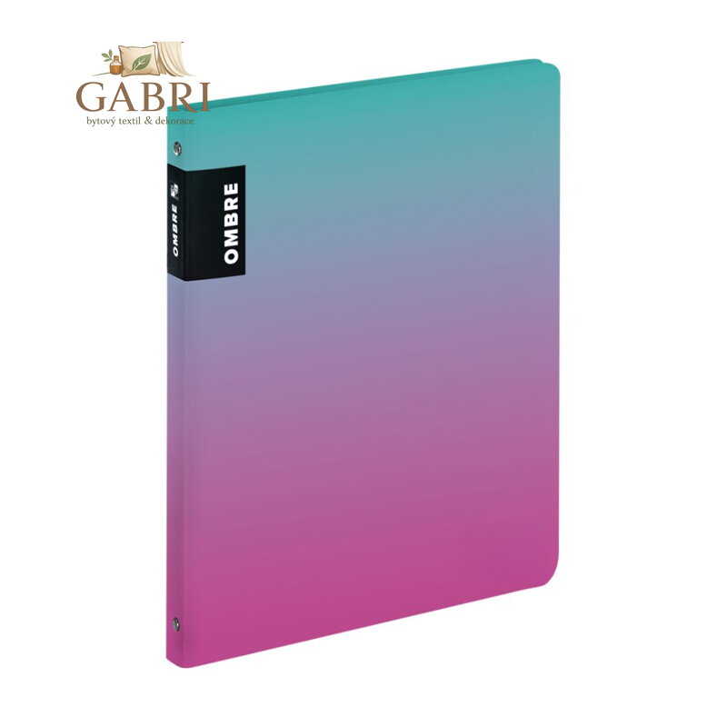 Pořadač PP A4 4kr. OMBRE růžová