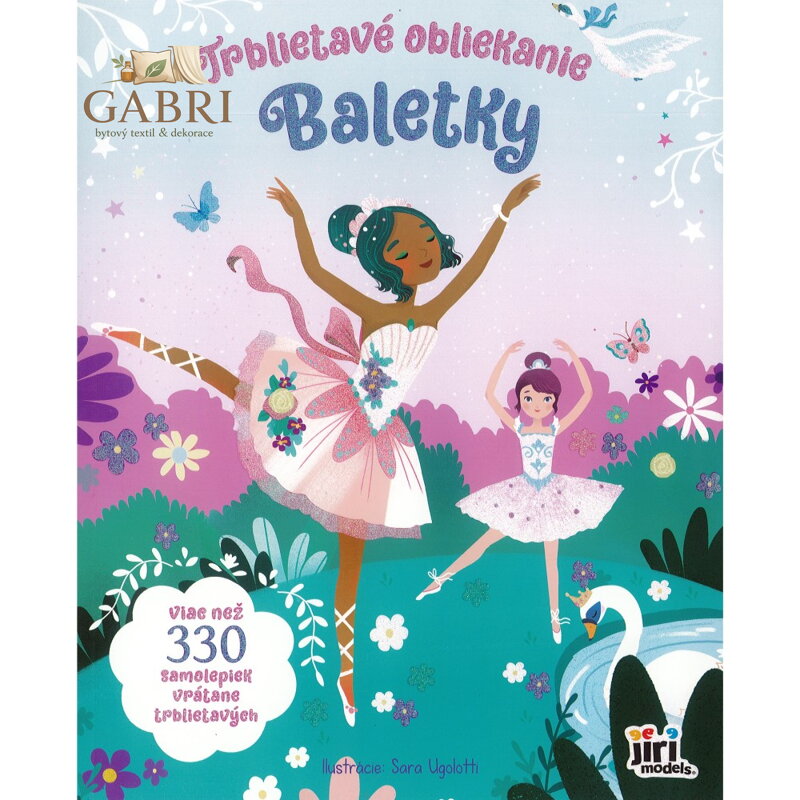 Samolepková knížka - Baletky (Třpytivé oblékání)
