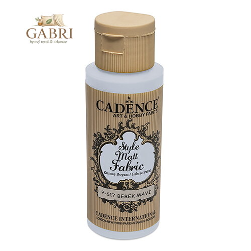 Textilní barva Cadence, Matt, dětská modrá, 59 ml