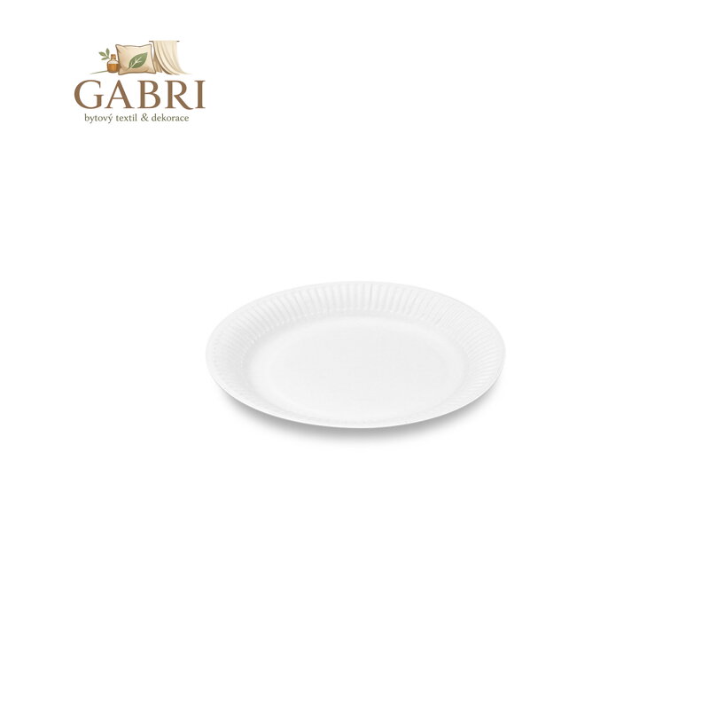 Papírový talíř (FSC Mix) bílý O15cm [100 ks]