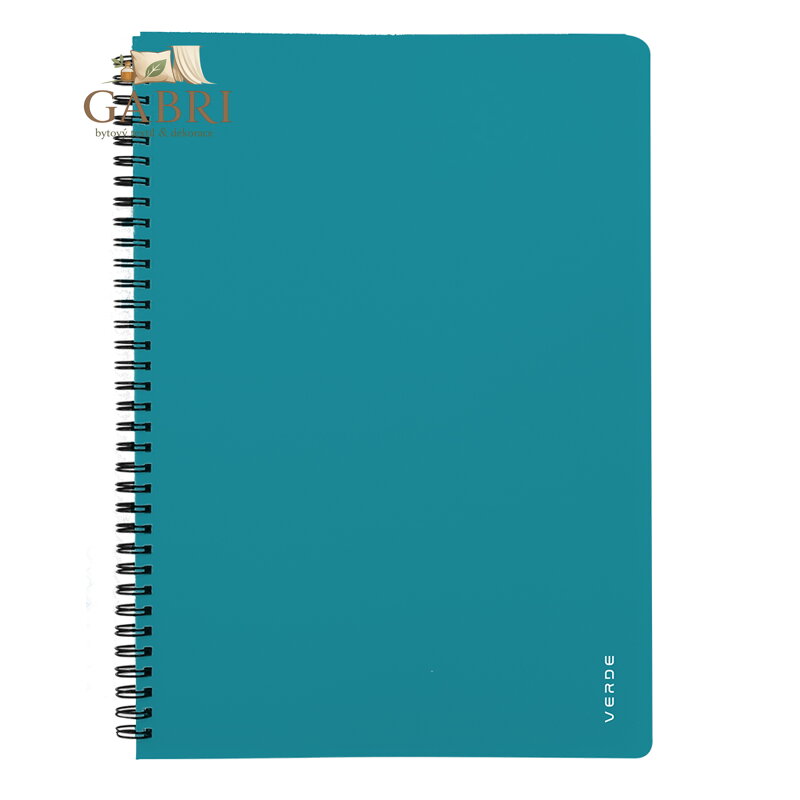 Twin wire blok A4 PP VERDE milano