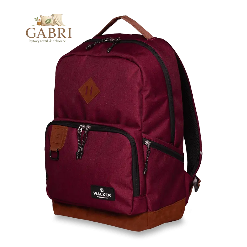 Volnočasový batoh Walker Pure Eco Maroon