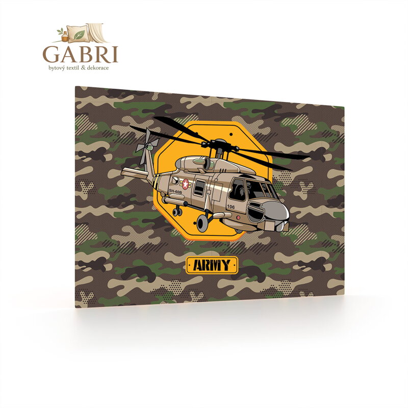 Podložka na stůl 60x40cm Helikoptéra