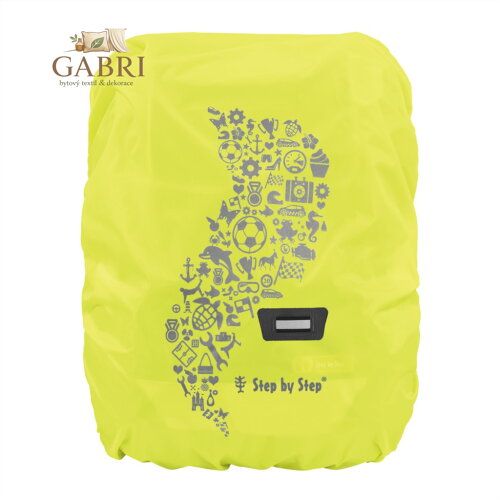 Pláštěnka pro školní aktovku nebo batoh, žlutý