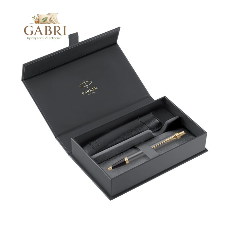Pero kuličkové PARKER IM Core Grey GT + PU pouzdro