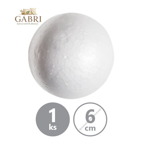 Koule polystyrenové 6 cm