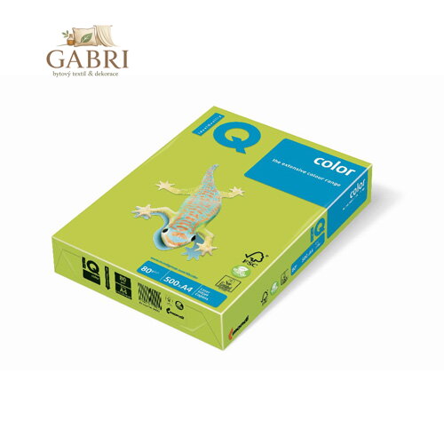 Kopírovací papír A4 IQ 80g color neonovo-zelený