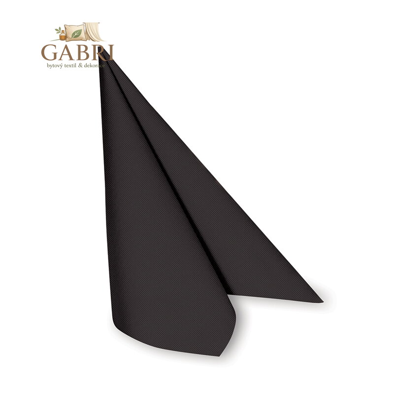 Obrousky Premium  40 x 40 cm černé (50ks)