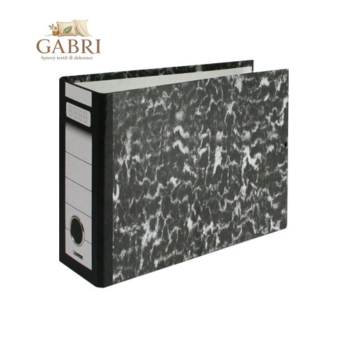 Pořadač pákový Econom A5 80 mm, na šířku - černý