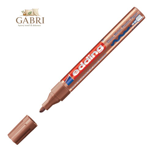 Lakový popisovač Edding 750 měděný