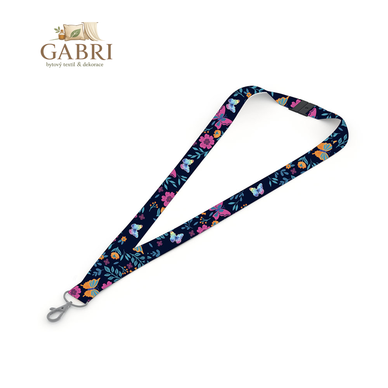 Klíčenka s karabinkou Motýl 2