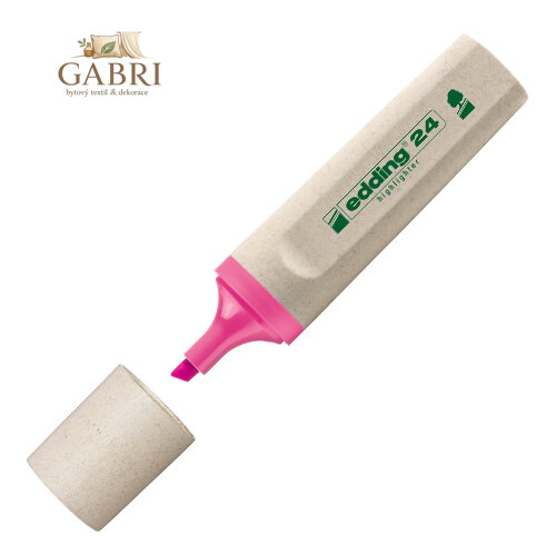 Zvýrazňovač Edding ecoline 24 růžový