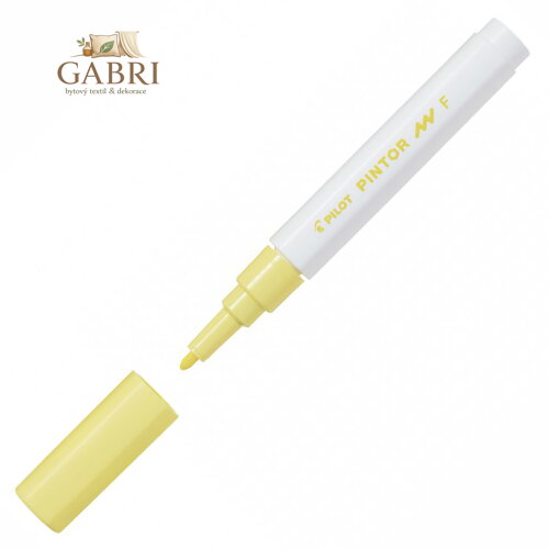 Pintor, PO, Fine, akrylový popisovač pastelová žlutá