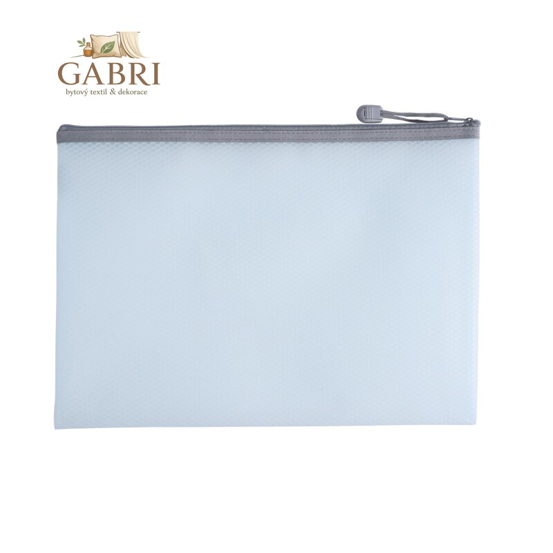 Obálka se zipem JUNIOR A5 síťovaná - modrá