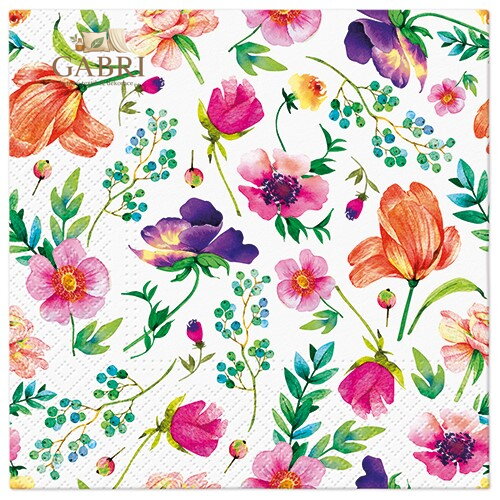 Ubrousky PAW L 33x33cm Flower Arrangement