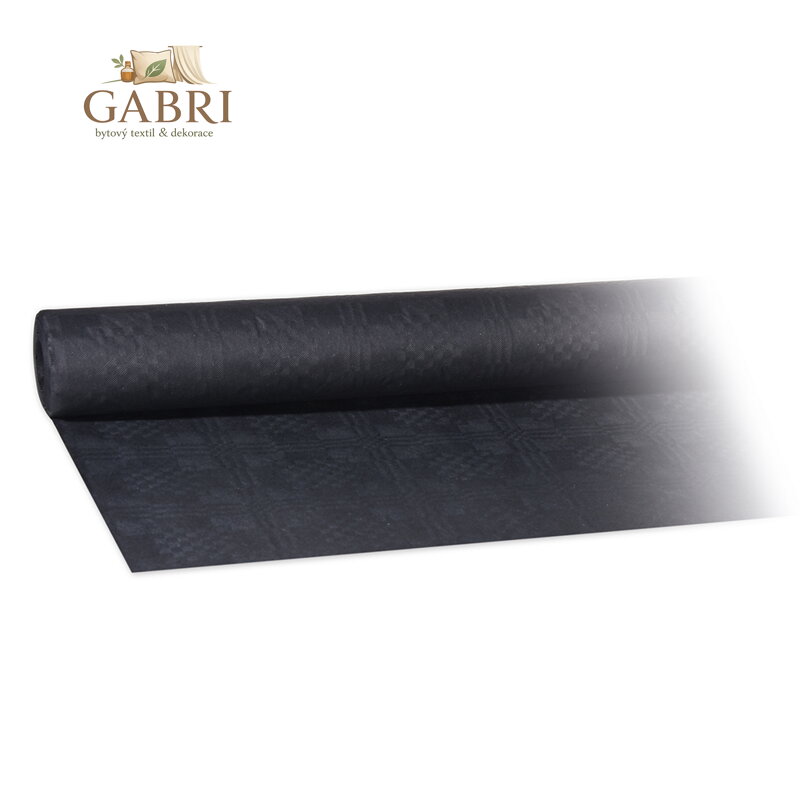 Papírový obrus rolovaný 8 x 1,20m, černý