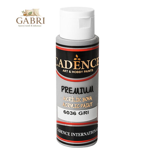 Akrylová barva CADENCE Premium, šedá, 70 ml