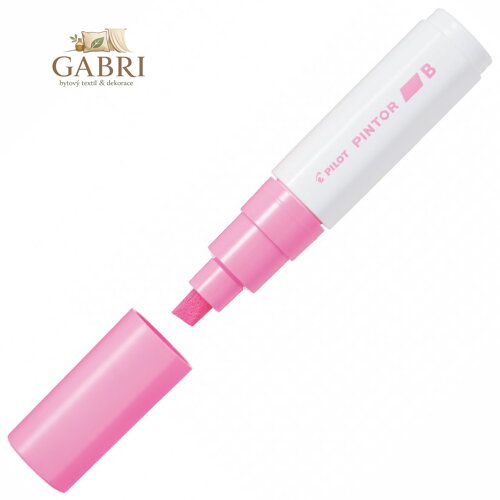 Pintor, PO, Broad, akrylový popisovač růžová