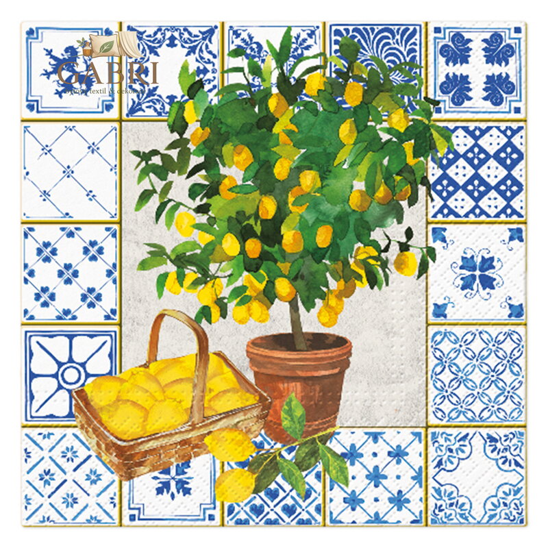 Ubrousky PAW L 33x33cm Citrus tree